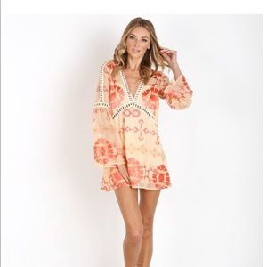 For Love and Lemons Barcelona dress in Crème size XS